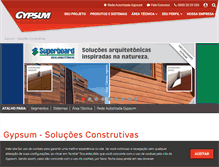Tablet Screenshot of gypsum.com.br